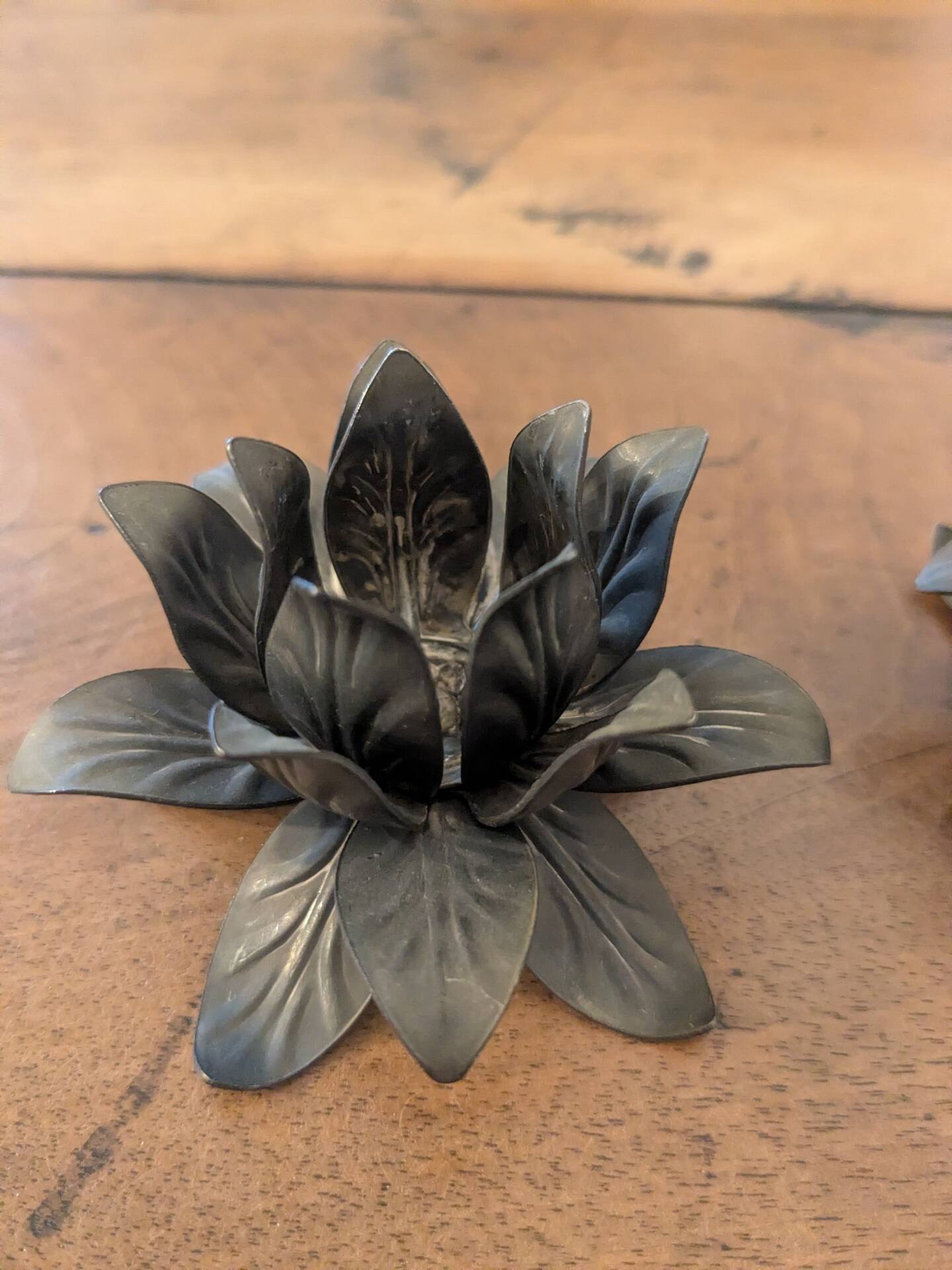 Lotus flower candle holders
