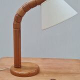 Scandinavian articulated pine lamp