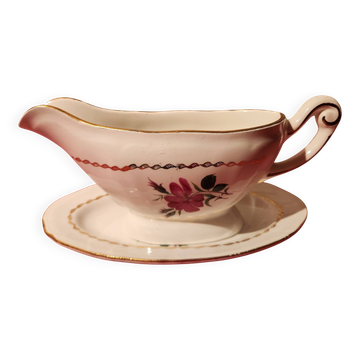 Sauce boat and small oval dish the Amandinoise