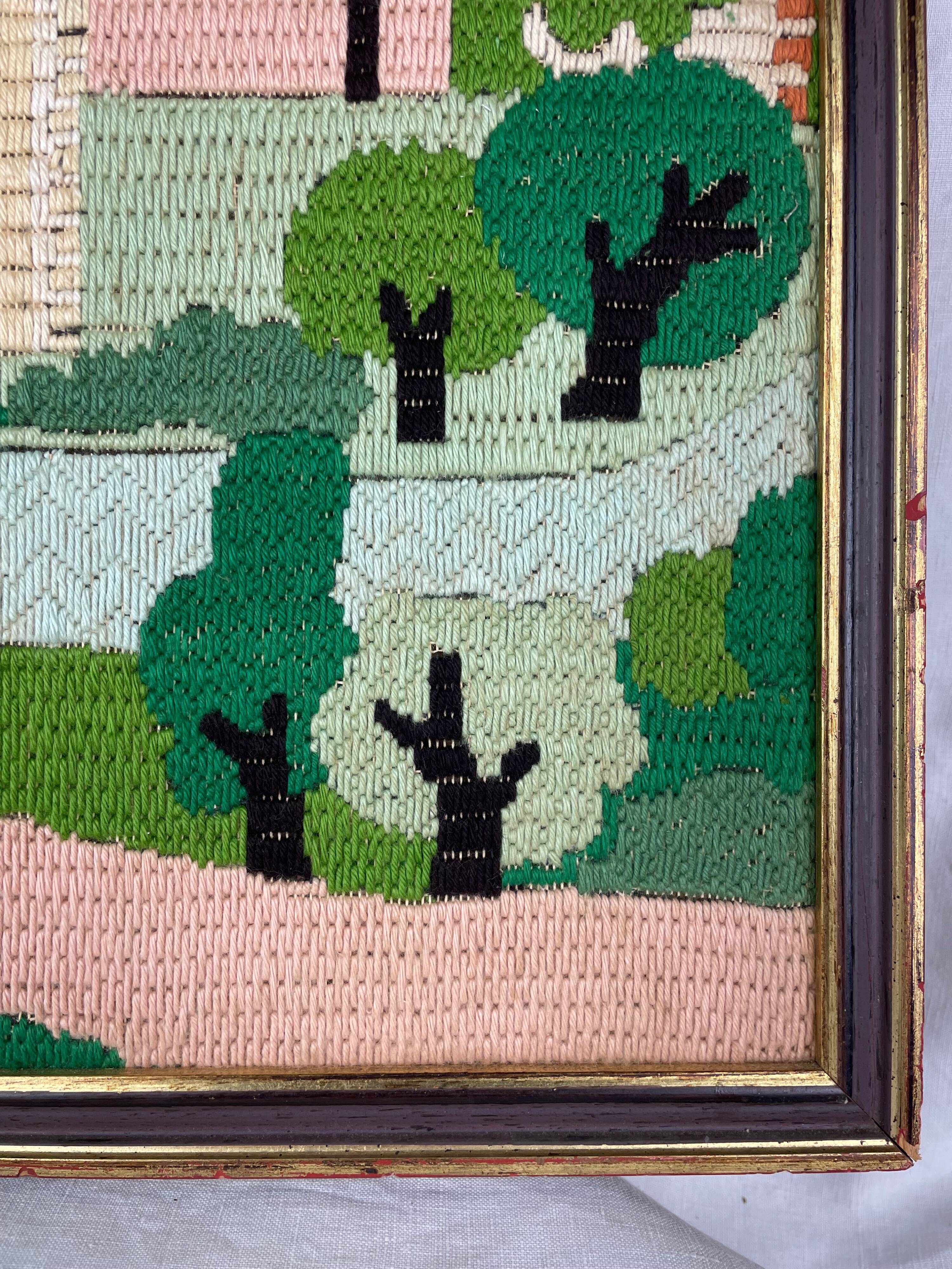 Cotton tapestry canvas from the 1970s