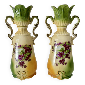 Pair of antique Art Nouveau vases - Robert Hanke (Austria)