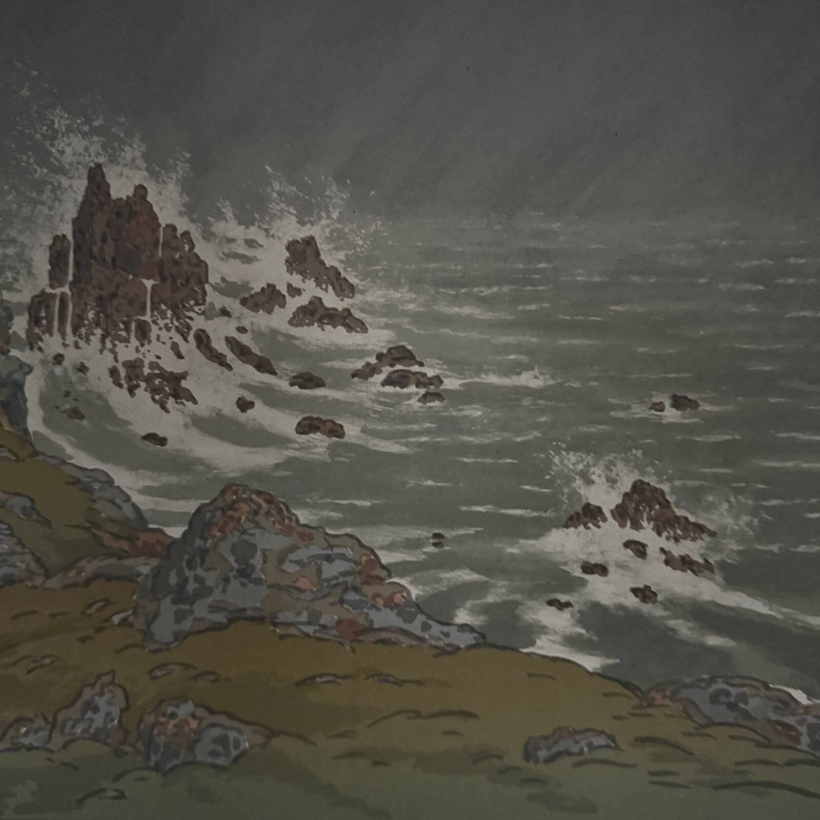 Lithograph by Henri Rivière The Fairytale Hours - The Storm