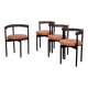 Dining Chairs in Rosewood attributed to Hugo Frandsen for Børge M.S, Denmark, 1964, Set of 4