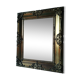 Miroir à volutes en bois et stuc 46x57cm