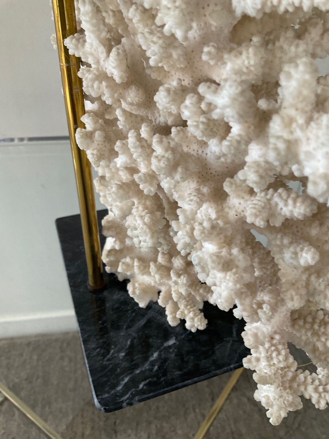 Hollywood Regency coral lamp from the 70s