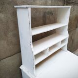 Patinated desk in fir
