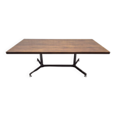 Table de réunion palissandre vintage
