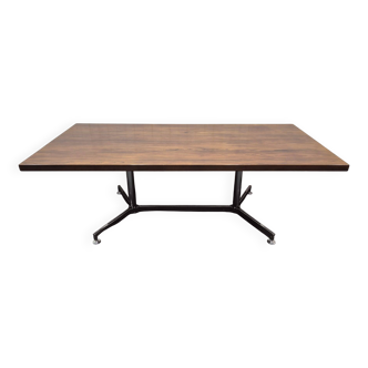 Table de réunion palissandre vintage