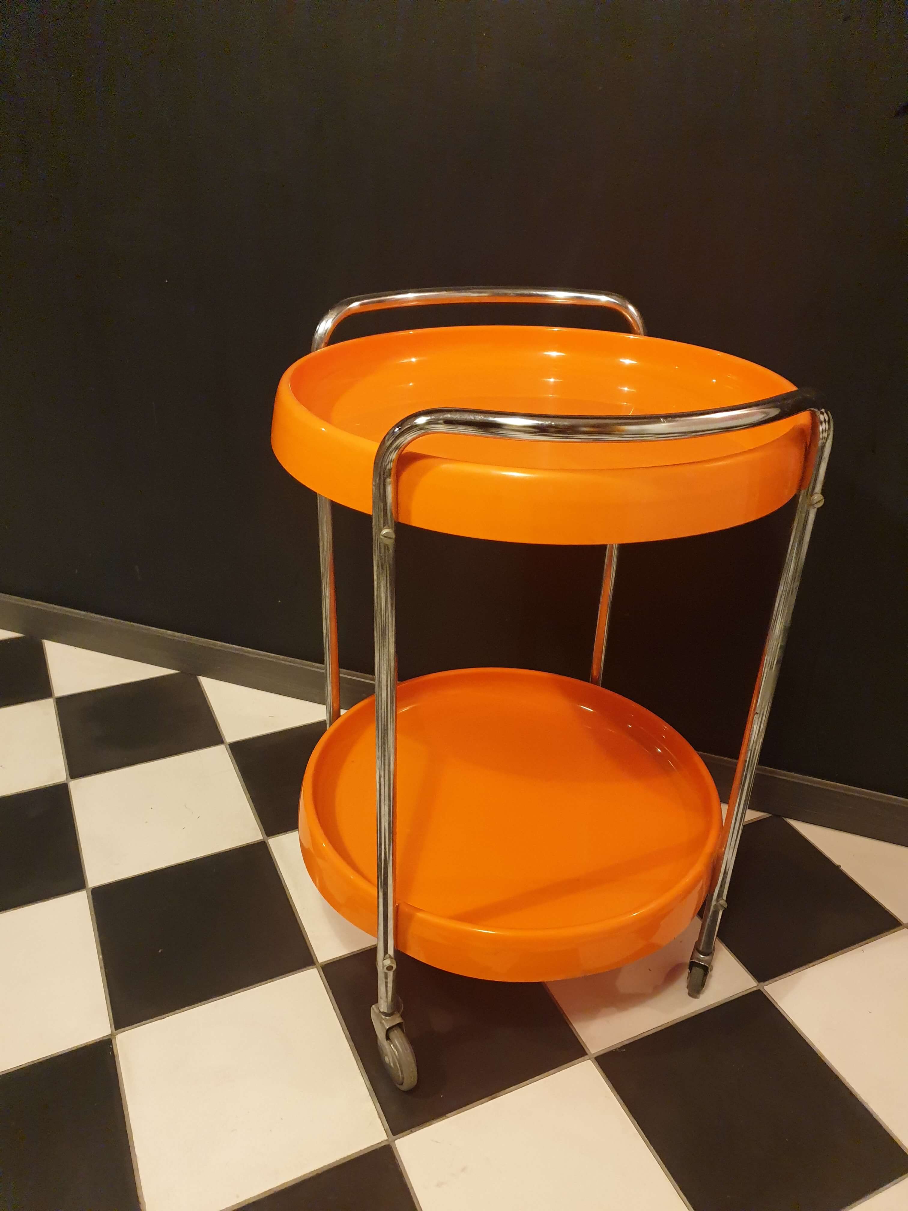 Seventies orange dessert