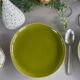6 assiettes à desserts en céramique vernissée