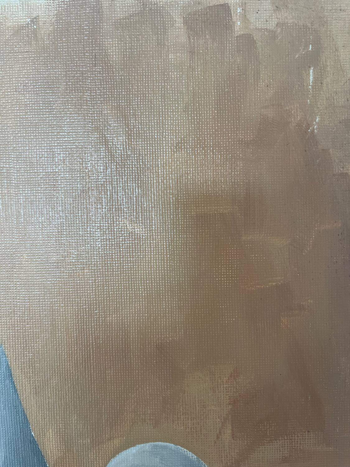 Abstract oil on cardboard signed 41cmx50cm