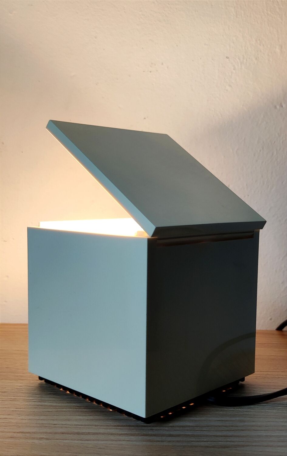 70's Cuboluce lamp by Bettonica and Melocchi for Cini and Nils