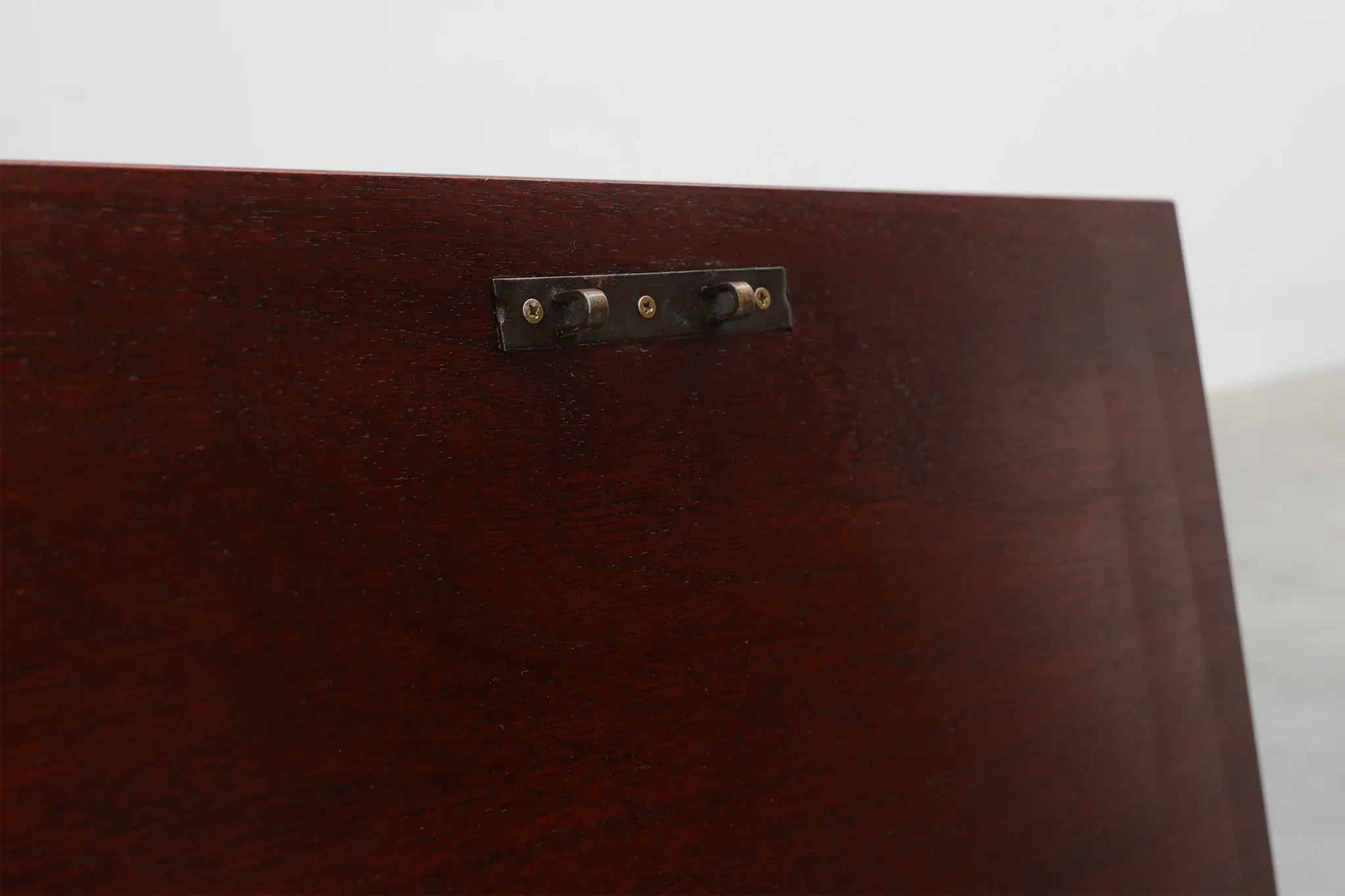 Louis Philippe Side Table with Two Drawers and Turned Twin Legs, France, 18