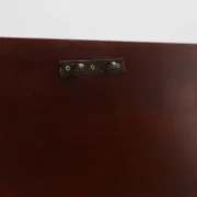 Louis Philippe Side Table with Two Drawers and Turned Twin Legs, France, 18