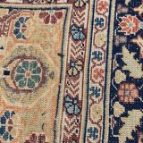 Tapis ancien persan Tabriz en soie très fin 135x160 cm