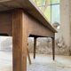 Table de ferme chêne 1950 pieds fuseaux