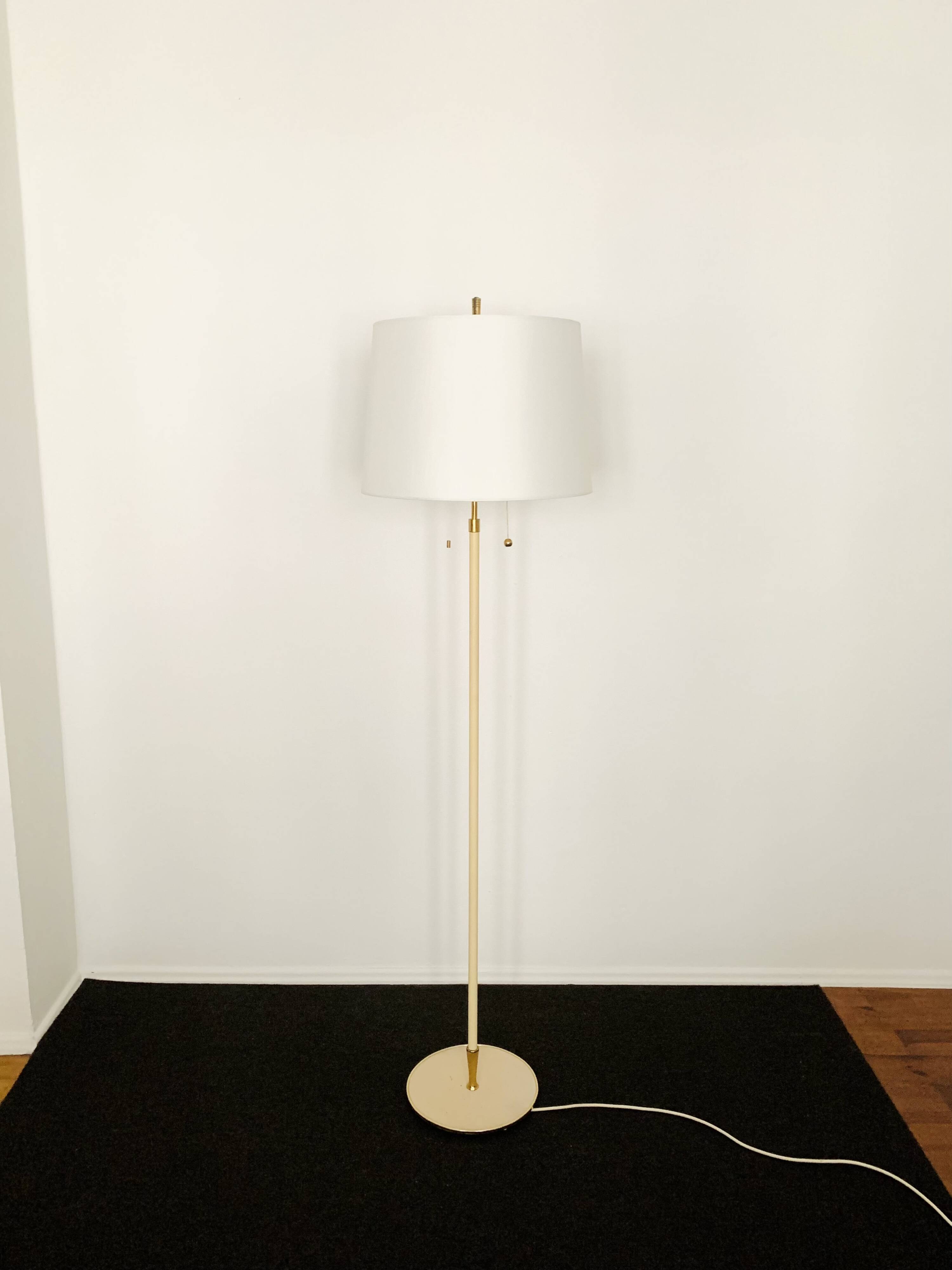 Brass Floor Lamp by Vereinigte Werkstätten
