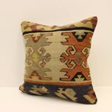 40x40 Cm Kilim Cushion,Vintage Cushion Cover
