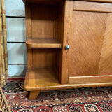 Vintage TV side stand with compass legs ep 60