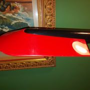 Red lamp annees 70's scandinavian design , fagerhults ( sweden )