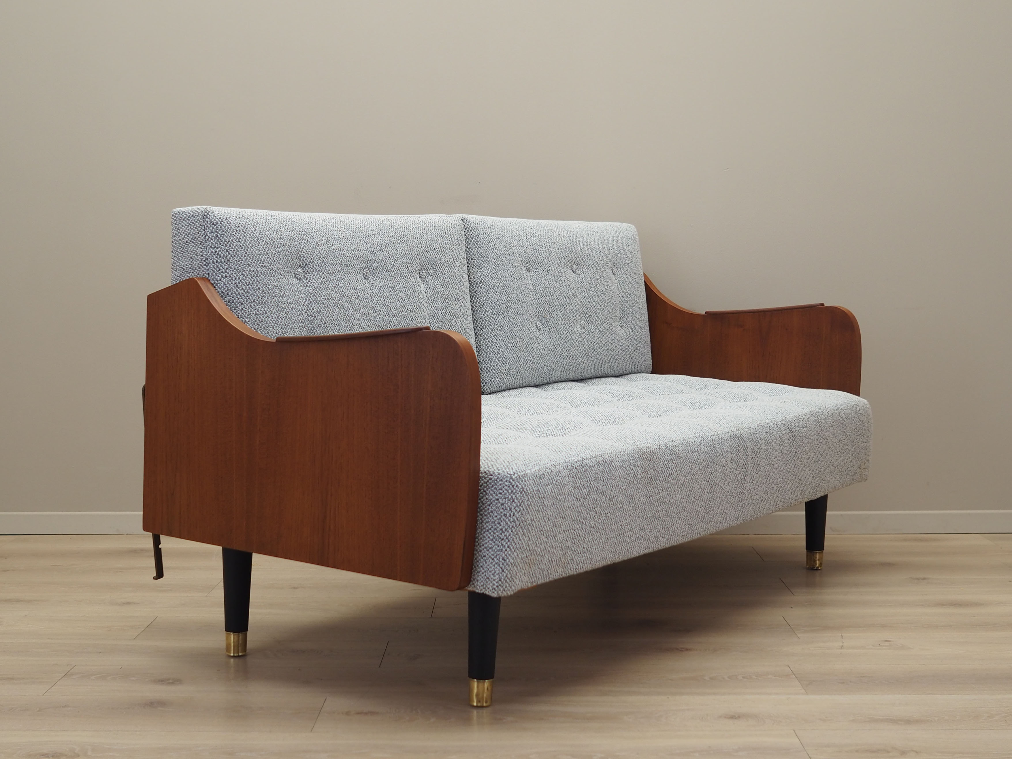 Teak sofa, Danish design, 1970s, production: Denmark