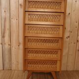 Rattan dresser
