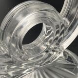 2-branch glass candlestick