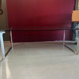 Glass coffee table