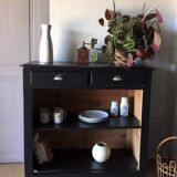 Black vintage Parisian buffet