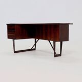 Rosewood Boomerang Desk by Peter Løvig Nielsen for Hedensted Møbelfabrik Denmark 1950s