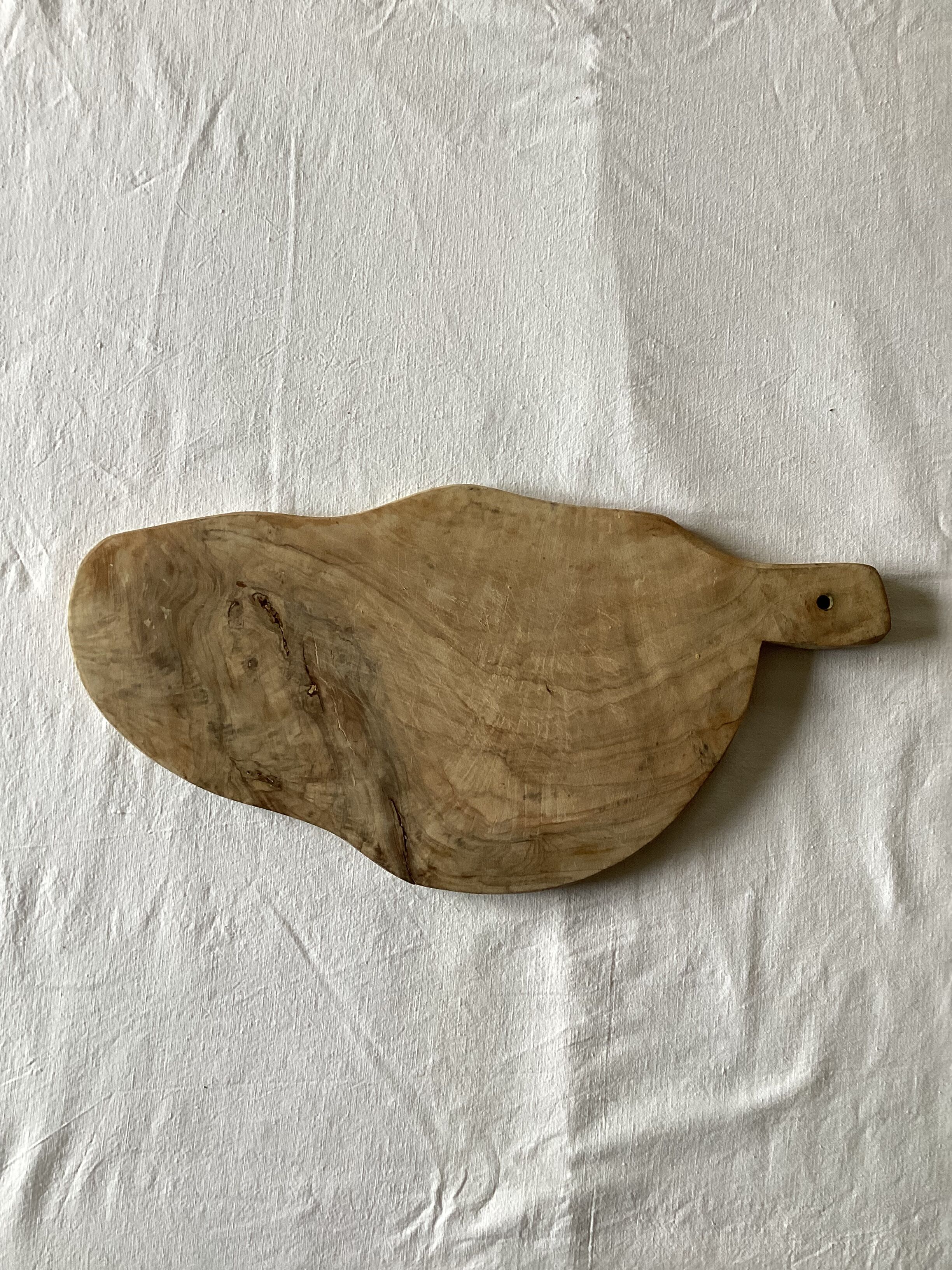 Vintage light wood cutting board