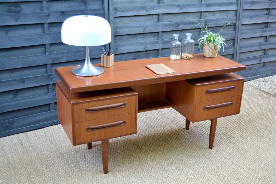 By G-Plan teak desk