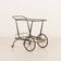 Italian mid century bar cart, serving trolley attr. to Cesare Lacca, 1950s