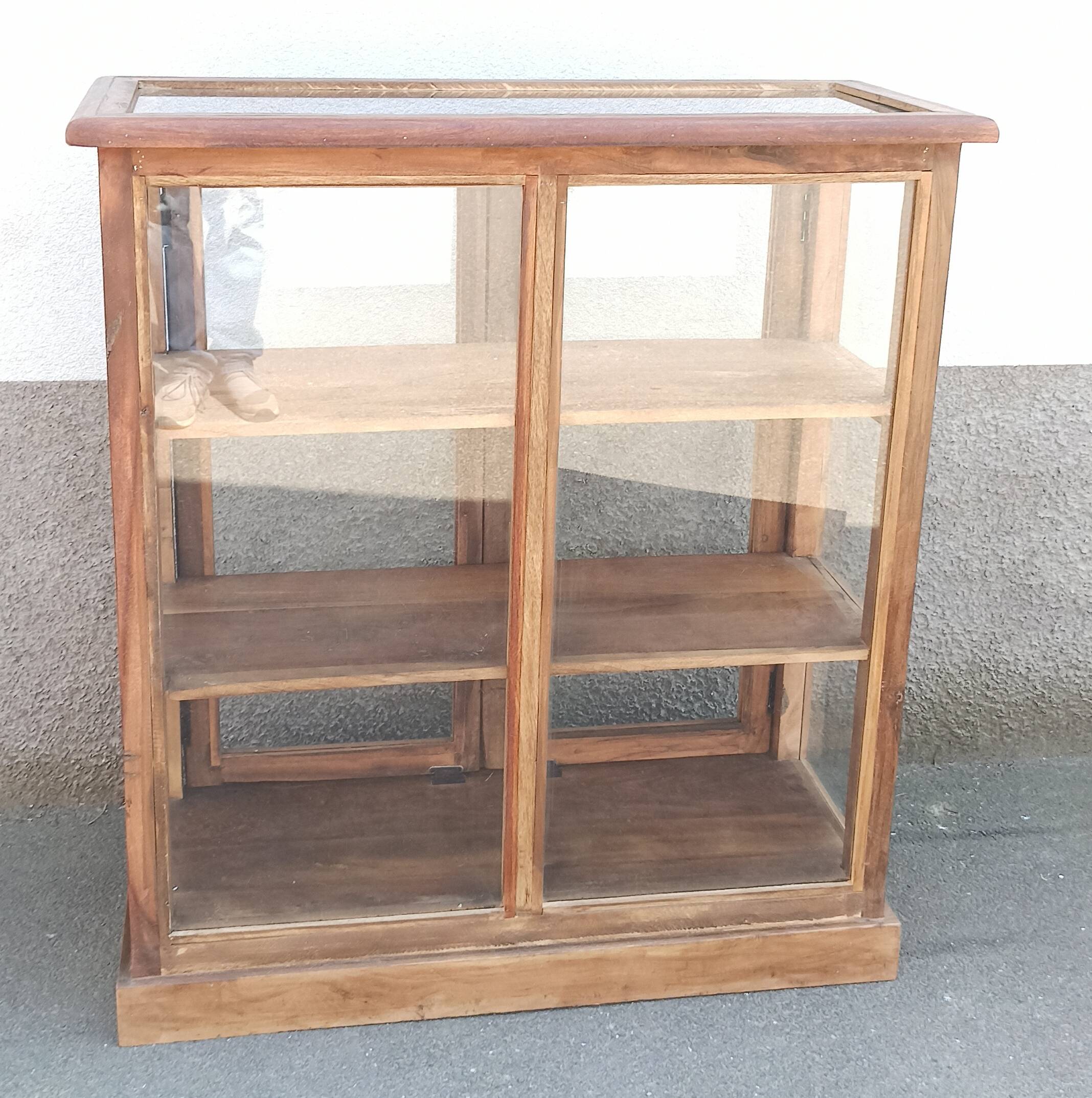 Wooden showcase
