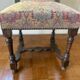 Solid oak dining table and 6 matching chairs.
