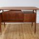 Small Scandinavian teak desk by Gunnar Nielsen for Tibergaard 1960