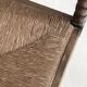 Corner chair known as "bobine" in turned wood, Art Deco work from around 1940.