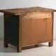 Industrial drawer unit in pine and iron – Central Europe, circa 1950