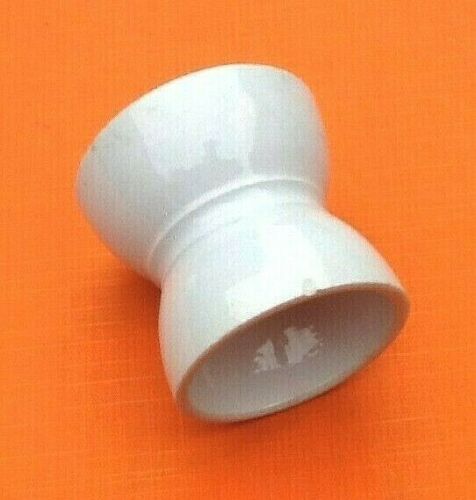 Coquetier diabolo old Faience color sky blue Height: 45mm