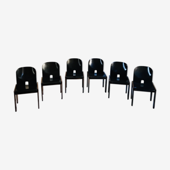 Set of 10 "121" chairs, Afra and Tobia Scarpa design for Cassina, 1965