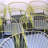 Suite of 8 Odéon chairs, Fermob