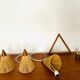 Teakwood and Sisal Cascading Lamp by Temde