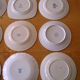 Set of 12 different dessert plates