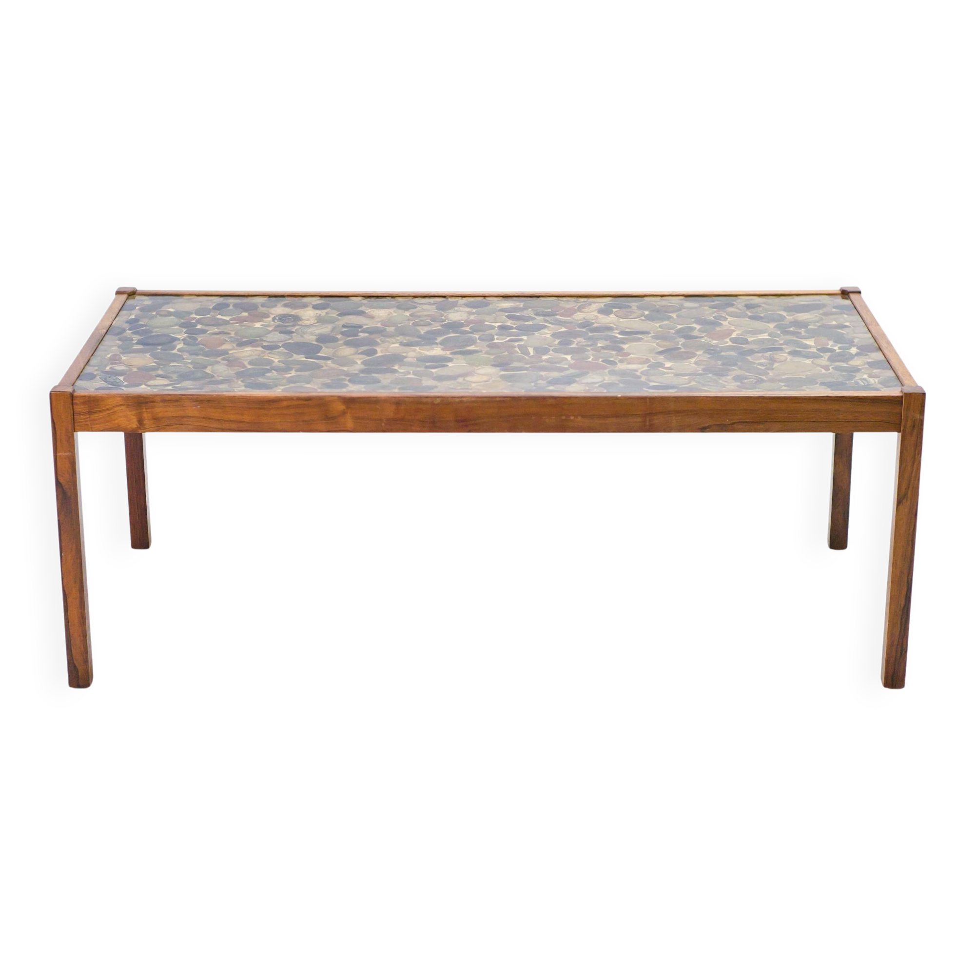 Table basse unique Pebbles d'Ib Kofod-Larsen