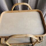 Vintage dessert in rattan