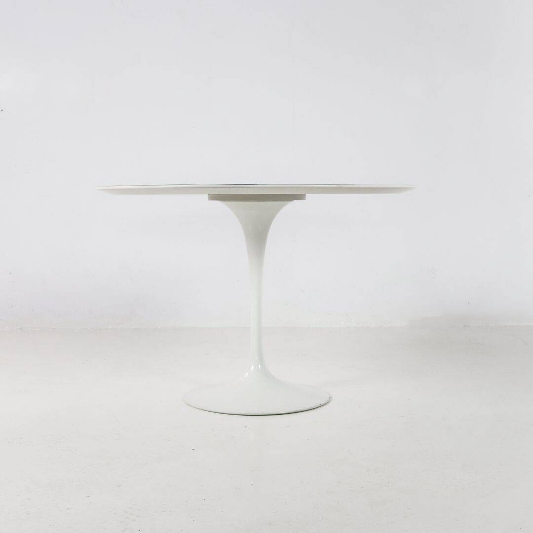 Table à manger tulipe en bois par Eero Saarinen pour Knoll International 1970