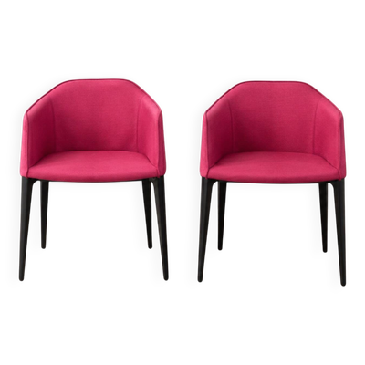 Lot de 2 fauteuils Pedrali LAJA – Design italien – Alessandro Busana