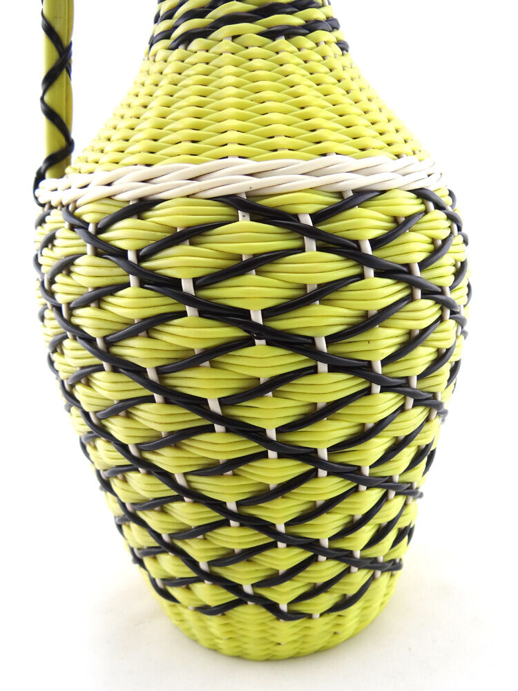 Bouteille scoubidou jaune