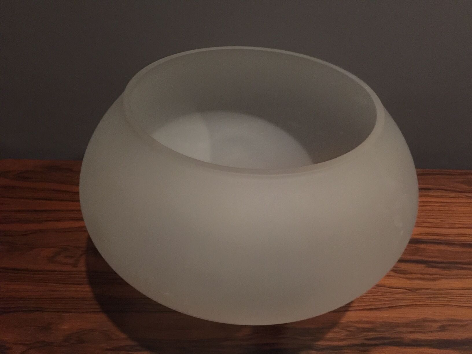large opalescent glass vase