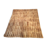 Rabbit skin rug, 200x225cm.